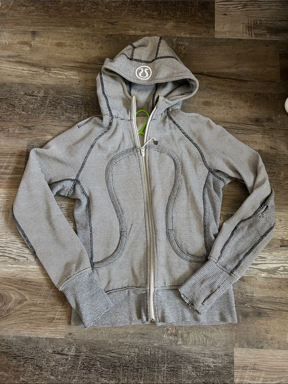 Lululemon Gray Hooded Zip Jacket 4